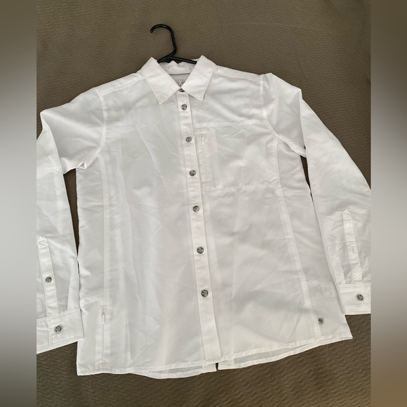 Mountain Hardwear Womens performance shirt vented camping hiking outdoors REI - Picture 2 of 16